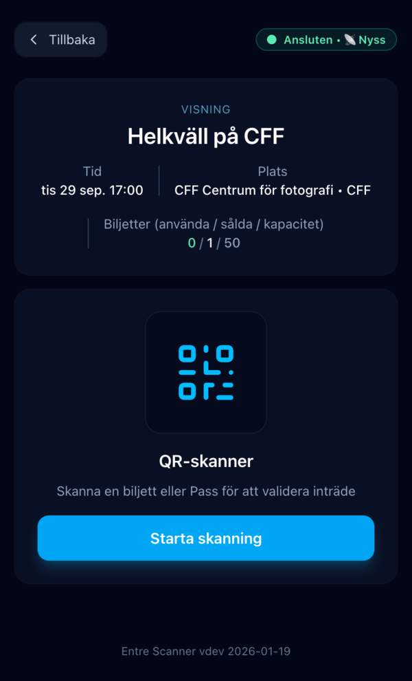 Scantrés scanner-app med QR-skanner